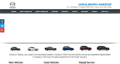 Desktop Screenshot of goulburnmazda.com.au